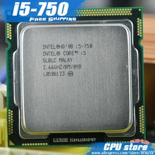 Intel i5 750 процессор/2,66 ГГц/LGA1156/8 Мб/Quad-Core/i5-750 бесплатно scrattered buah(Рабочая