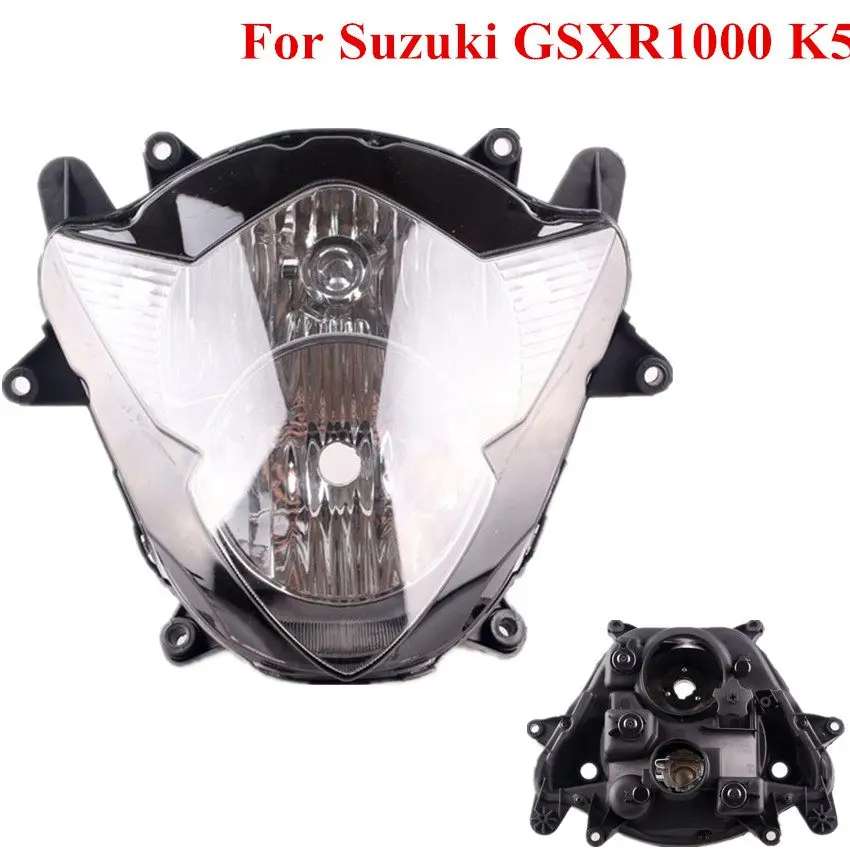 

For Suzuki GSXR1000 K5 2005 2006 GSX-R1000 Motorcycle Front Headlight Head Lamp Assembly Clear