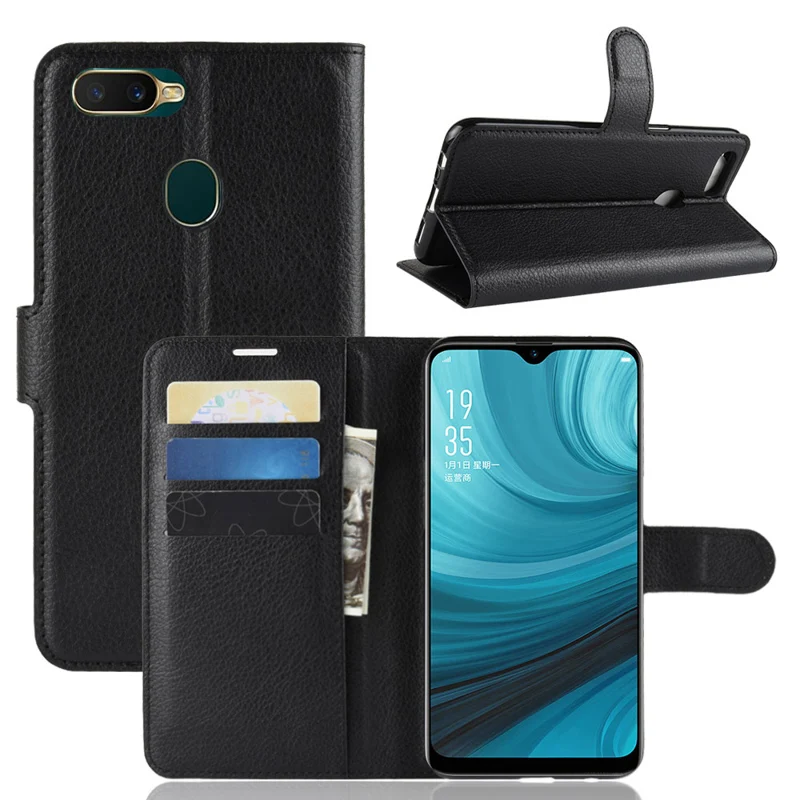 

OPPO AX7 Case Flip Wallet PU Leather Phone Case For OPPO AX7 CPH1901 CPH 1901 OPPOAX7 AX 7 Case On OPPO AX7 A7 Protective Cover