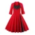 2017 50 s vintage christmas dress для женщин элегантный осень лоскутное dress повседневная торжеств и вечеринок качели плюс размер dress vestidos