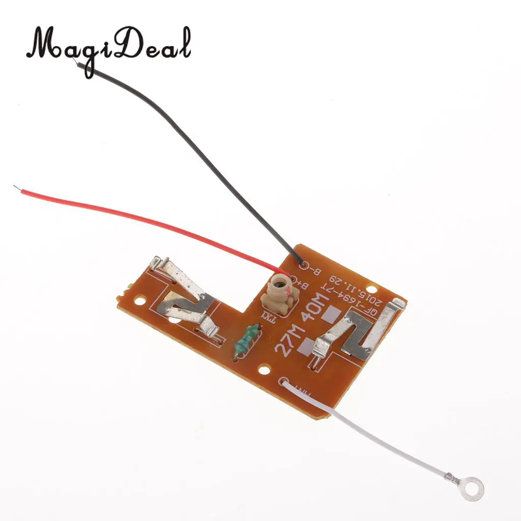 27M 4CH Remote Control Module Receiver & Transmitter Wireless Board with Antenna for Mini DIY RC Toy Car Accessories