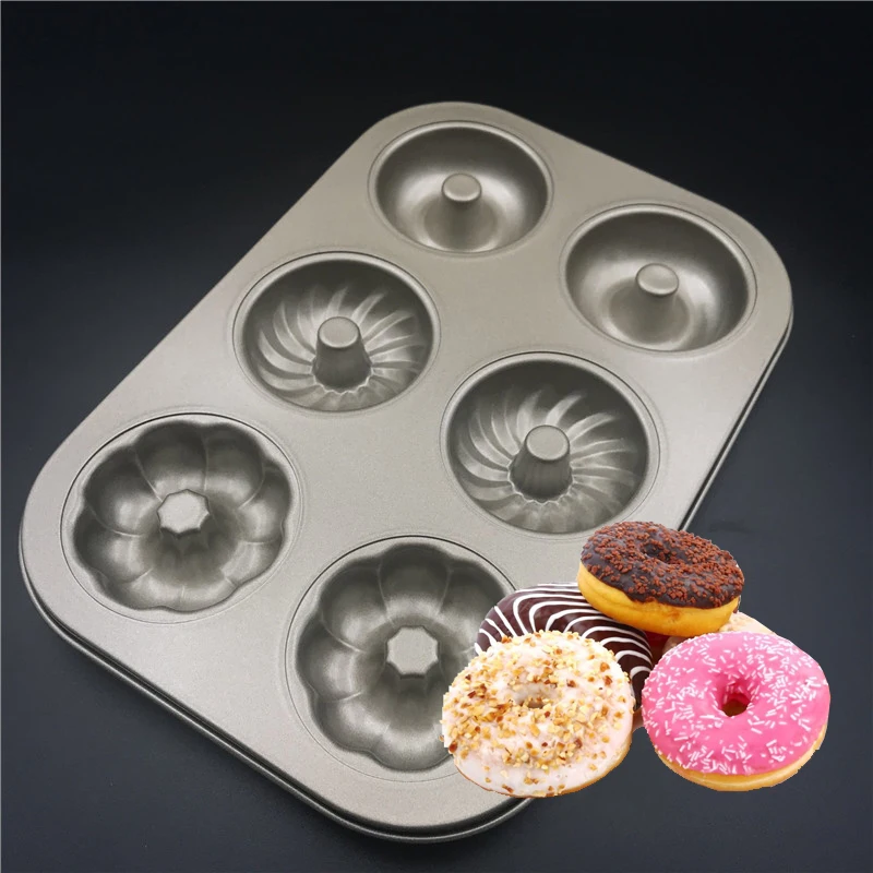 Details about   Silicone Donut Mould Muffin Cupcake NonStick Doughnut Mold Baking Pan Tray G4C9 