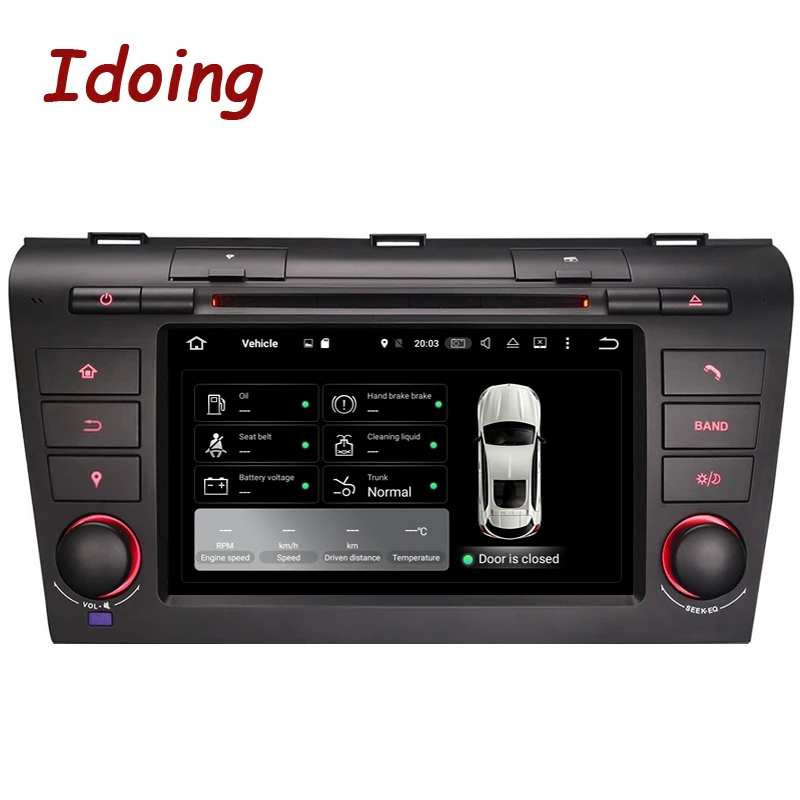 Sale Idoing 2Din Android7.1 For Mazda3 Steering-Wheel Car DVD Multimedia Video Player Fast Boot 4Core 2G+16g GPS Navigation bluetooth 2
