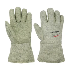 500 градусы высокой температуры перчатки из арамидного волокна огнеупорные огнестойкие защитные перчатки анти-скальдинг анти-тепло защитные перчатки
