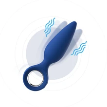 Unisex Butt Plug Anus Massager Anal Bead Stopper Trainer Adults Sex Toys For Women Man Gay 9 Modes Anal Plug Vibrator Silicone
