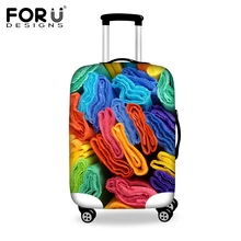 FORUDESIGNS Туристические товары эластичные водонепроницаемое покрытие чемодана в течение 18, 20, 22, 24, 26 28 30 дюймов Чехол для багажника Защитная крышка багажника