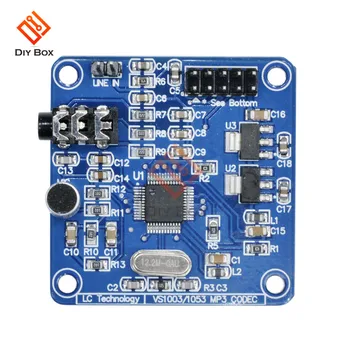 

VS1053 MP3 Module Development Board w/ On-Board Recording Function SPI Interface OGG Encoding Recording Control Signal Filter