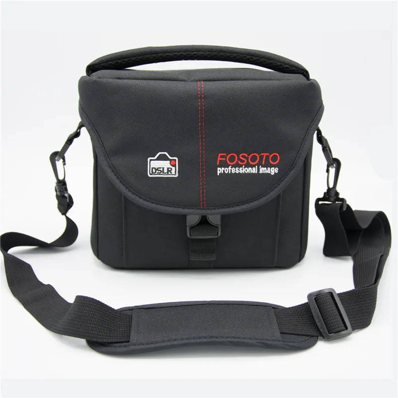 Best Price fosoto Camera Bag Nylon Case Photo Video Photography Should Bags for Canon Nikon