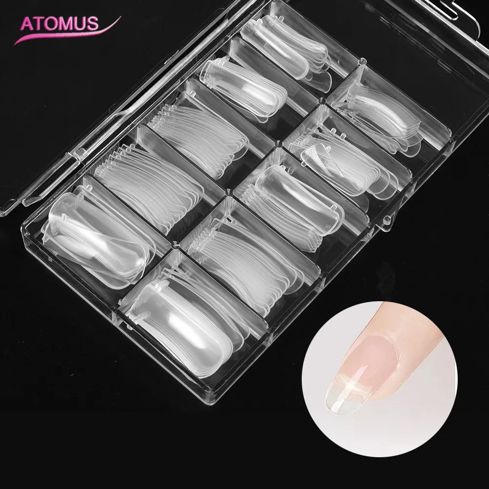 100pcs Nail Form Guide Gel Nail Tip Extension Polish Styling Tools