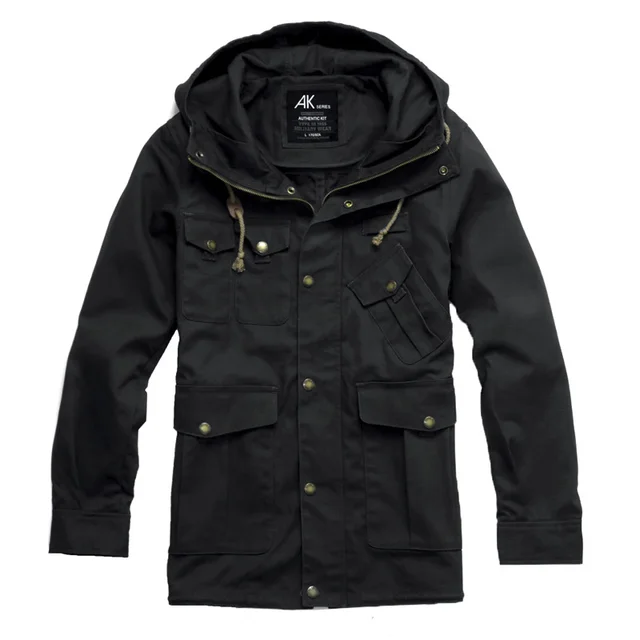 2013 spring outdoor military waterproof canvas male jacket outerwear-in