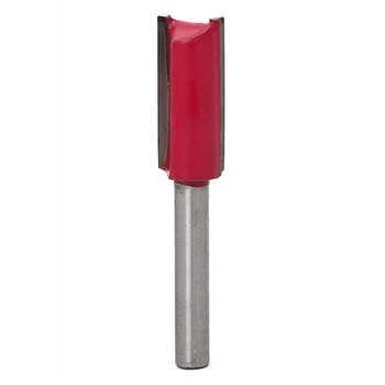 

1/4 "Shank 1/2" Blade Woodworking Double Flutes Straight Router Bit Cutter Tool