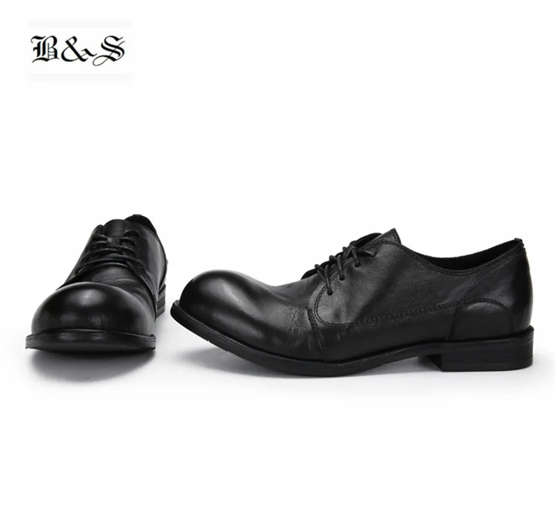 Черные и уличные винтажные туфли ручной работы из коровьей кожи на шнуровке; модельные туфли на танкетке с большим носком; деловые свадебные туфли