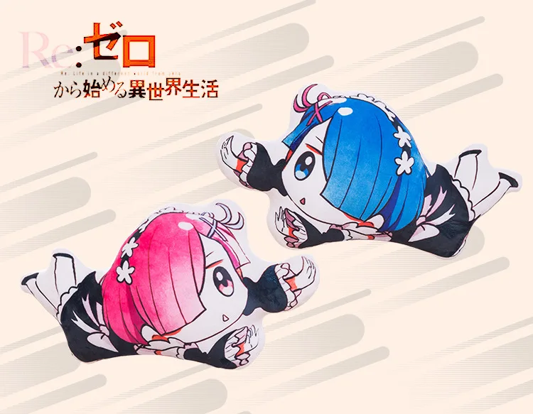 Re: жизнь в другом мире от нуля мягкая игрушка плюшевая Rem Ram подушка для крепления
