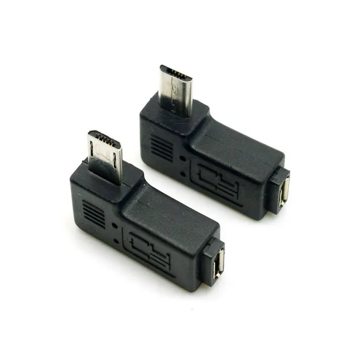9 мм Длинный разъем 90 градусов левый и правый угловой Micro USB 3. 0 5 контактный