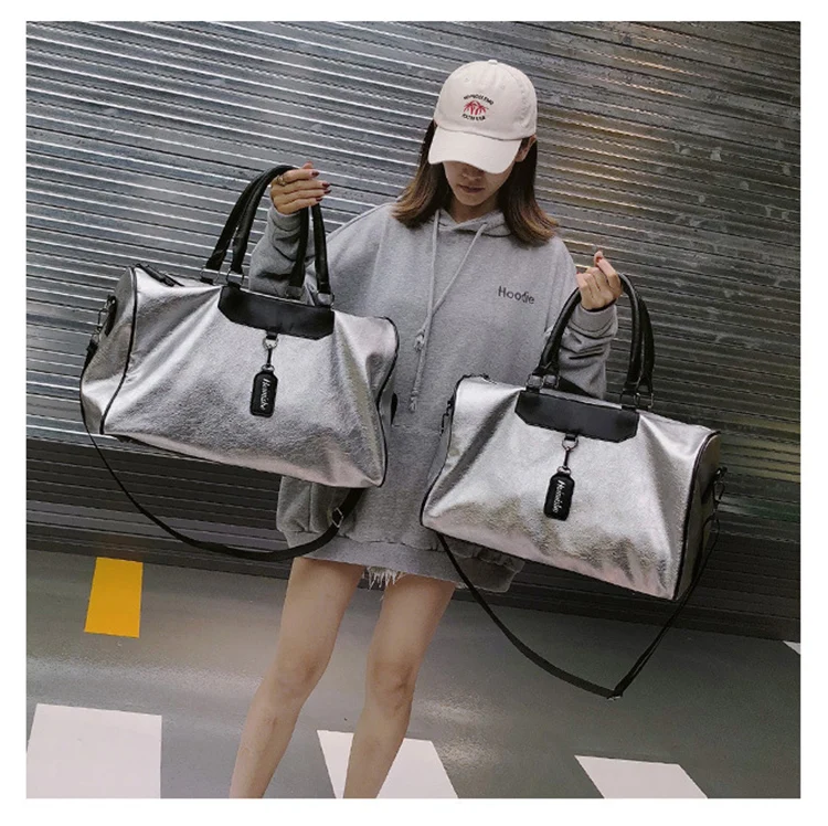 Wobag Женская Компактная сумка для поездки из искусственной кожи большой емкости водонепроницаемая сумка для фитнеса на короткие расстояния Мужская Корейская версия