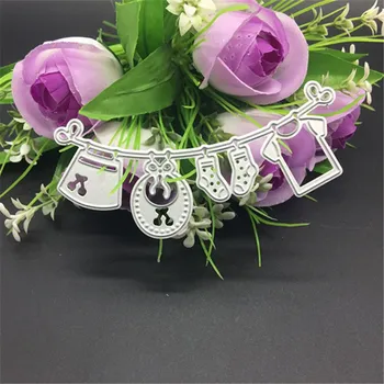 

Scrapbooking Metal Cutting Dies Stencils Dry The Clothes DIY Album Decorative Embossing Paper Cards