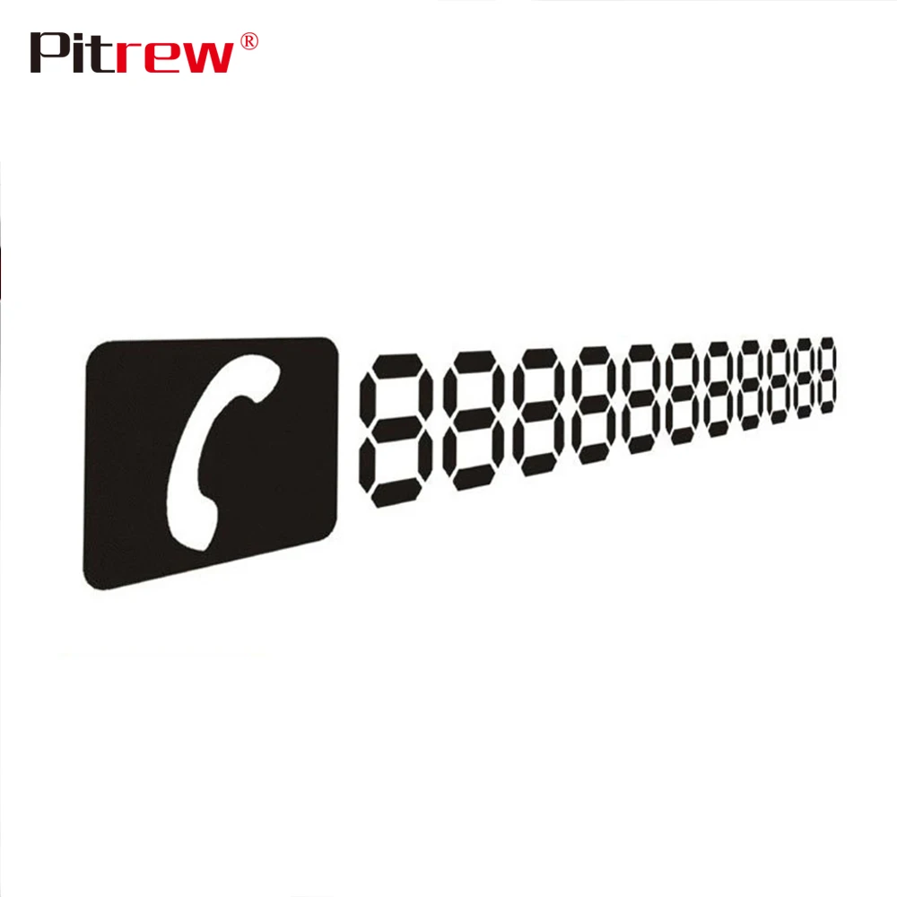 1pc High Quality 29 3 5cm Reflective Temporary Parking Card Car Sticker Move The Car Parked Car