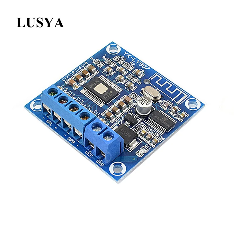 Lusya TPA3116D2 Bluetooth цифровой усилитель доска 2*50 Вт стерео класса D Двухканальный аудио усилитель DC 12-24 В A4-020