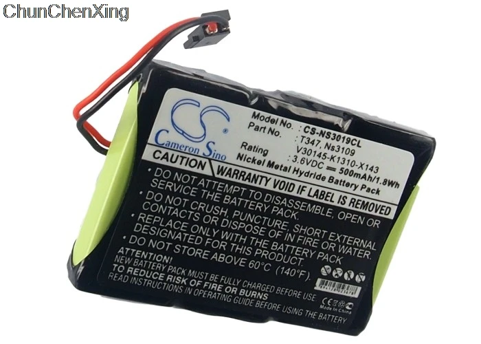 Аккумулятор Cameron Sino 500 мАч для Siemens Gigaset 3000 Micro 3010 3015 GP GPF6M3BMX T325 T347 NS3109 Crofone ADP