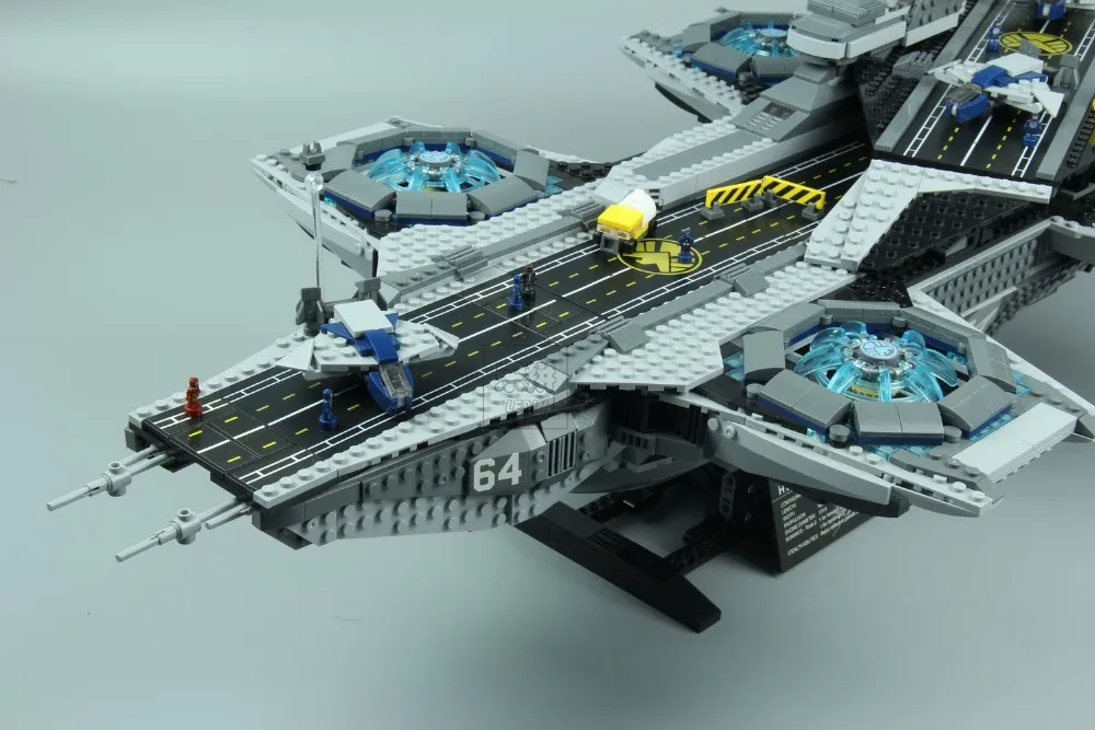 

Lepinblocks 07043 Super Heroes The Shield Helicarrier Model Building Kits Blocks Bricks Toys Compatible 76042