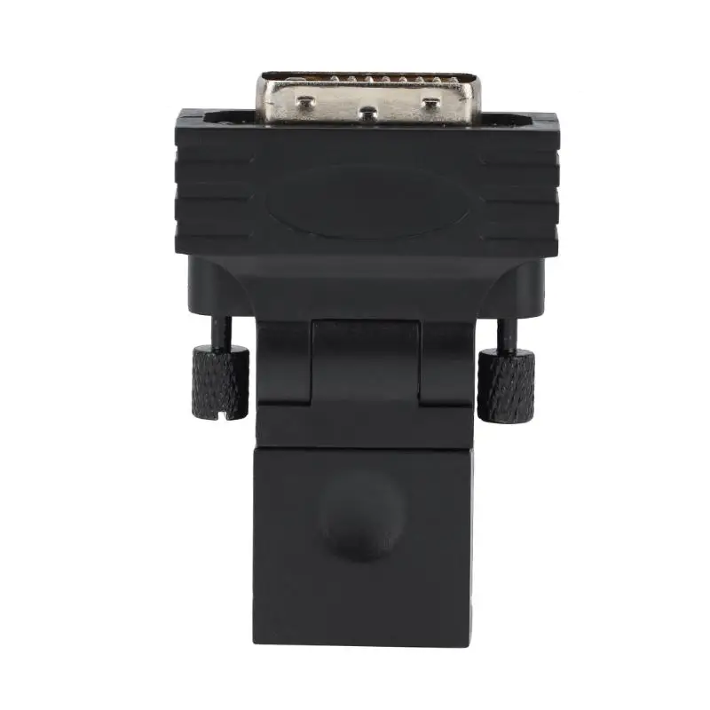 360 градусов Поворотный HDMI к DVI 24 + 1 адаптер Женский мужчине HD ТВ конвертер для ПК PS3