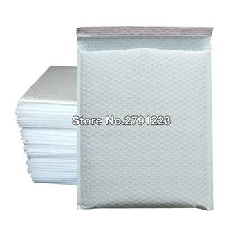 

10 Pcs / Pack, 250*300mm White Poly Plastic Bubble Envelope Mailer For Mailing