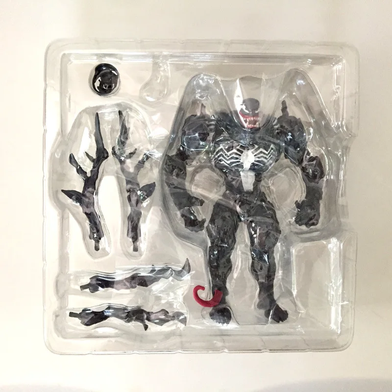 Новый хит! Серия NO.002 Человек паук NO.003 Venom ПВХ Фигурки Коллекционная модель