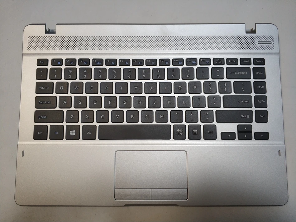 

Korea US Laptop keyboard Silver Black Top palmrest With touchpad For samsung NP370E4K 370E4J 370E4K KR US layout