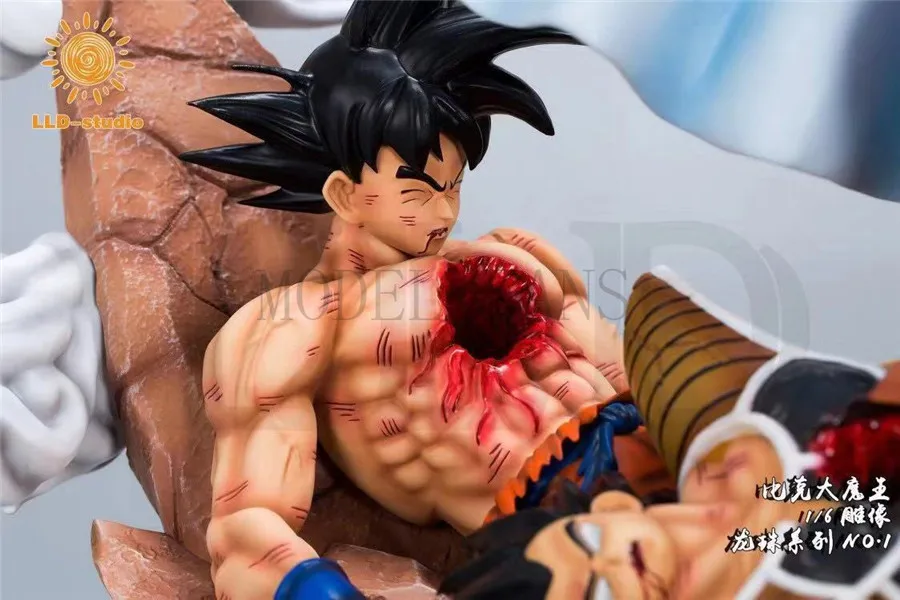 Модели вентиляторов LLD studio dragon ball Z пикколо бить ГОКУ и Raditz gk Смола Статуя Рисунок игрушка для коллекции