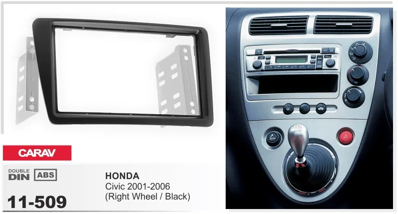 

Frame+android 6.0 car dvd player for honda civic 2001-2006 touch screen audio multimedia stereo radio tape recorder head units