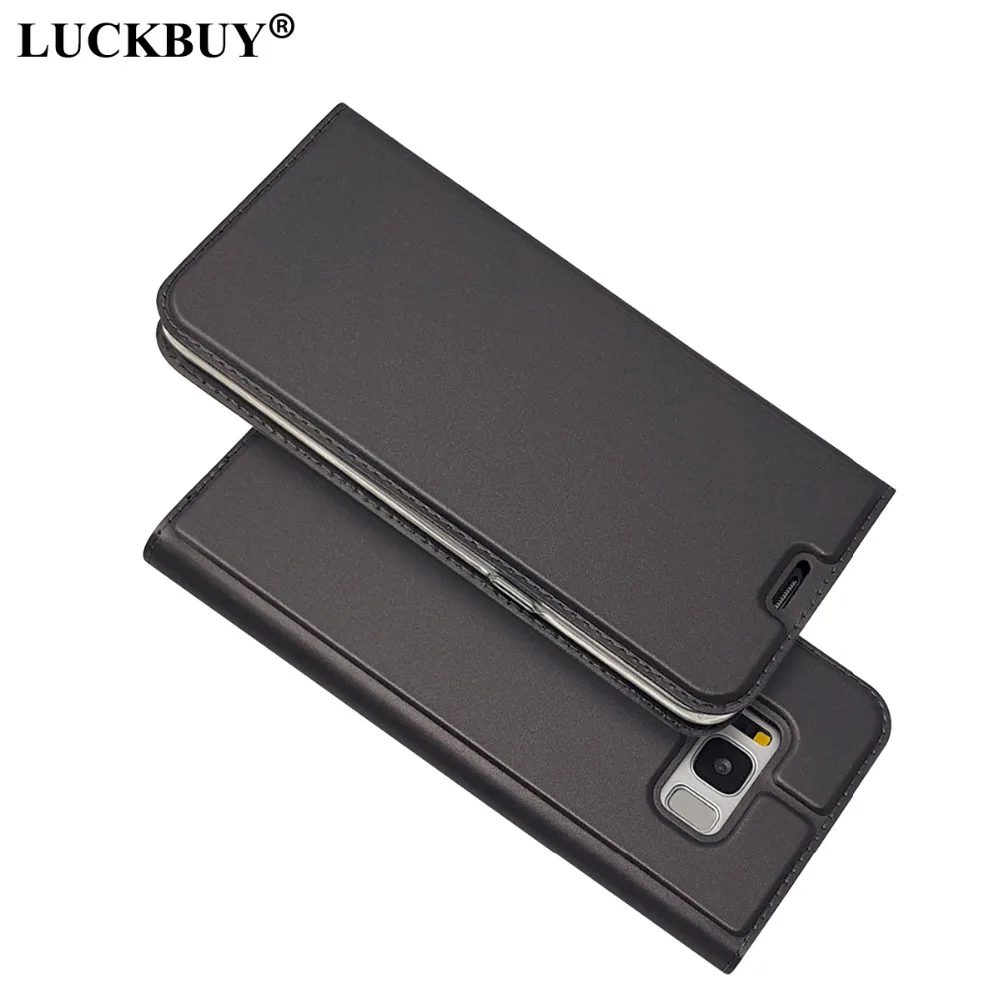 

LUCKBUY Busines Wallet case for Samsung Galaxy S8 / S8 Plus PU Leather flip Phone Bag cover for Samsung Galaxy S8 PLUS Book Case