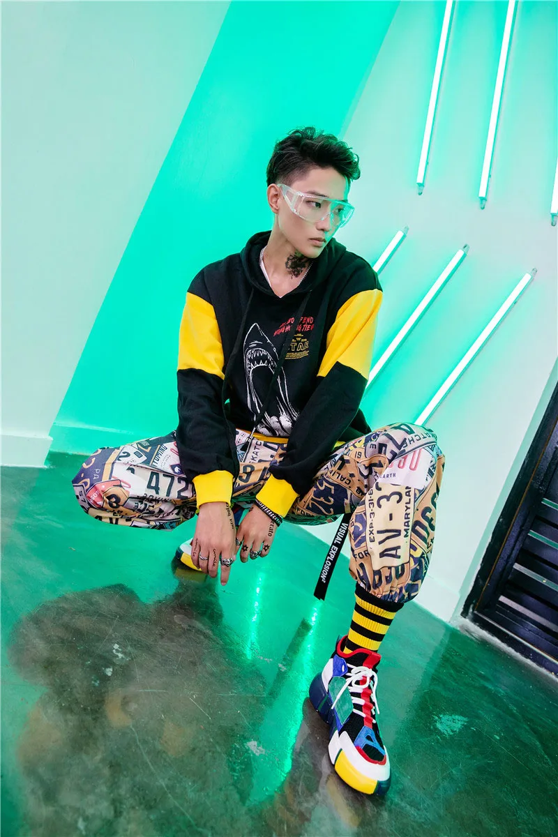  Hip Hop Harem Joggers Pants Man harem Jogger  (1)