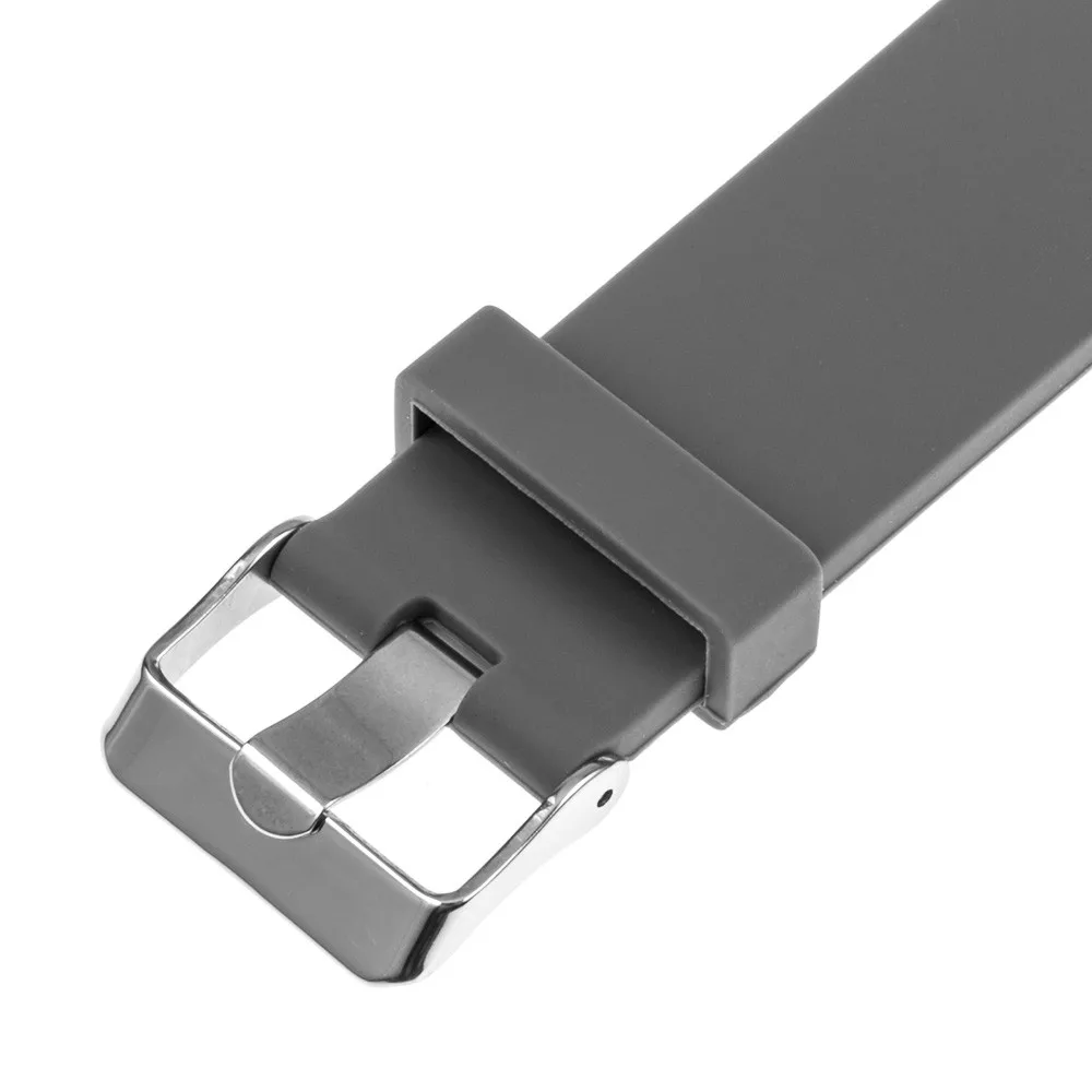 Силиконовый резиновый ремешок для часов Quick Release Watch Band 17 мм 18 мм 19 мм 20 мм 21 мм 22 мм универсальный ремешок на запястье браслет черный синий красный