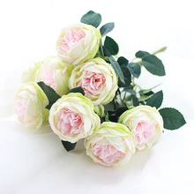 Невесты рука цветок цвет специальный высокое качество шелковый цветок Европейский искусственные цветы розовые розы свадебное украшение партии