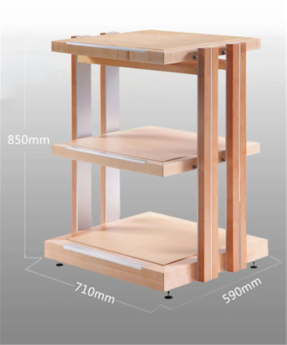 Твердая древесина березы три слоя аудио оборудование шкафа стеллаж для выставки товаров усилитель CD полка