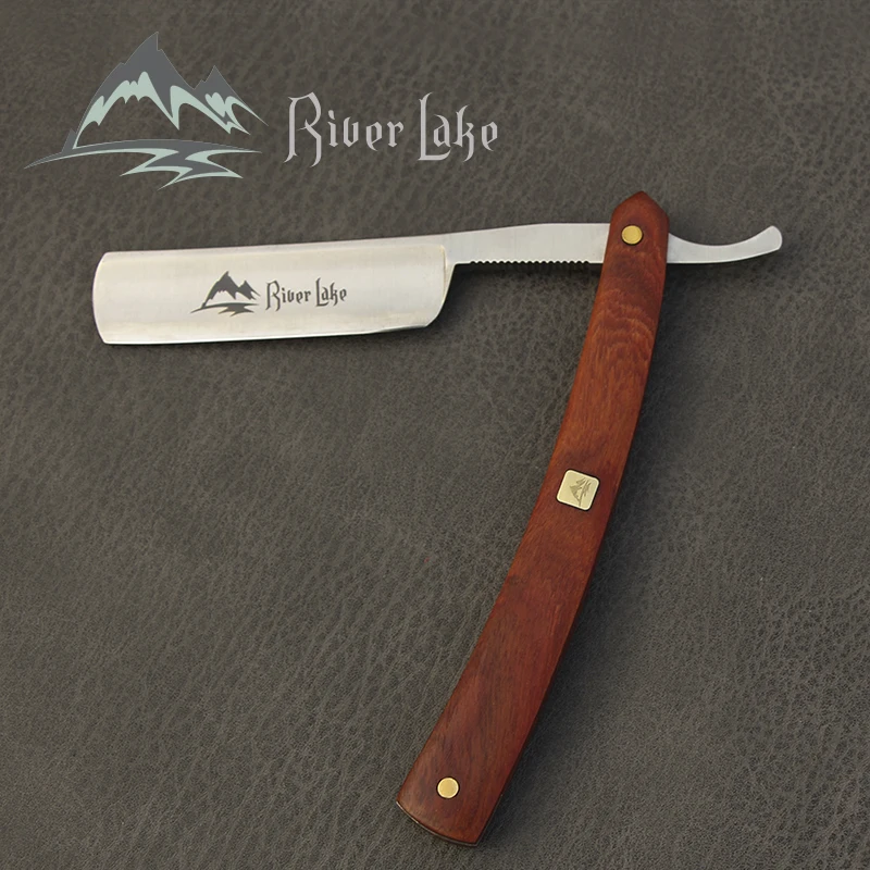 

2017 River lake straight Razor Folding Shaving Knife Professional Men Manual Beard Shaver Stainless Steel Straight Edge Barber