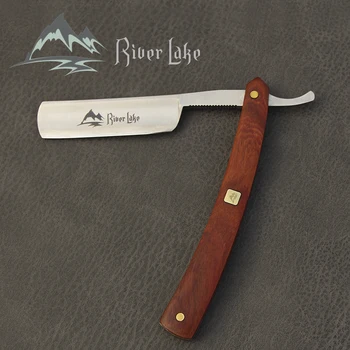 

River lake straight Razor Folding Shaving Knife Professional Men Manual Beard Shaver Stainless Steel Straight Edge Barber