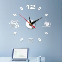 Home 3D Mirror Wall Clock 3