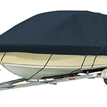 1200D PU покрытие сверхмощный трейлерный чехол для лодки, 21-22 'X11", T-TOP лодка, высокое качество водонепроницаемые чехлы для лодки