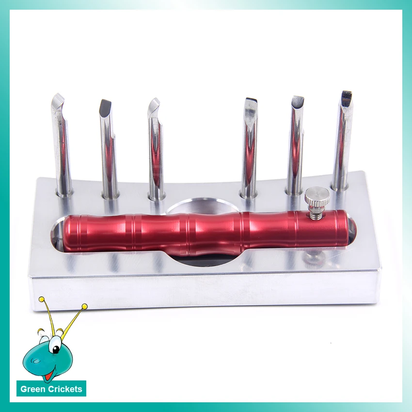 High End 6 in 1 Watch Back Case Pry Tools kit Lever type case opener