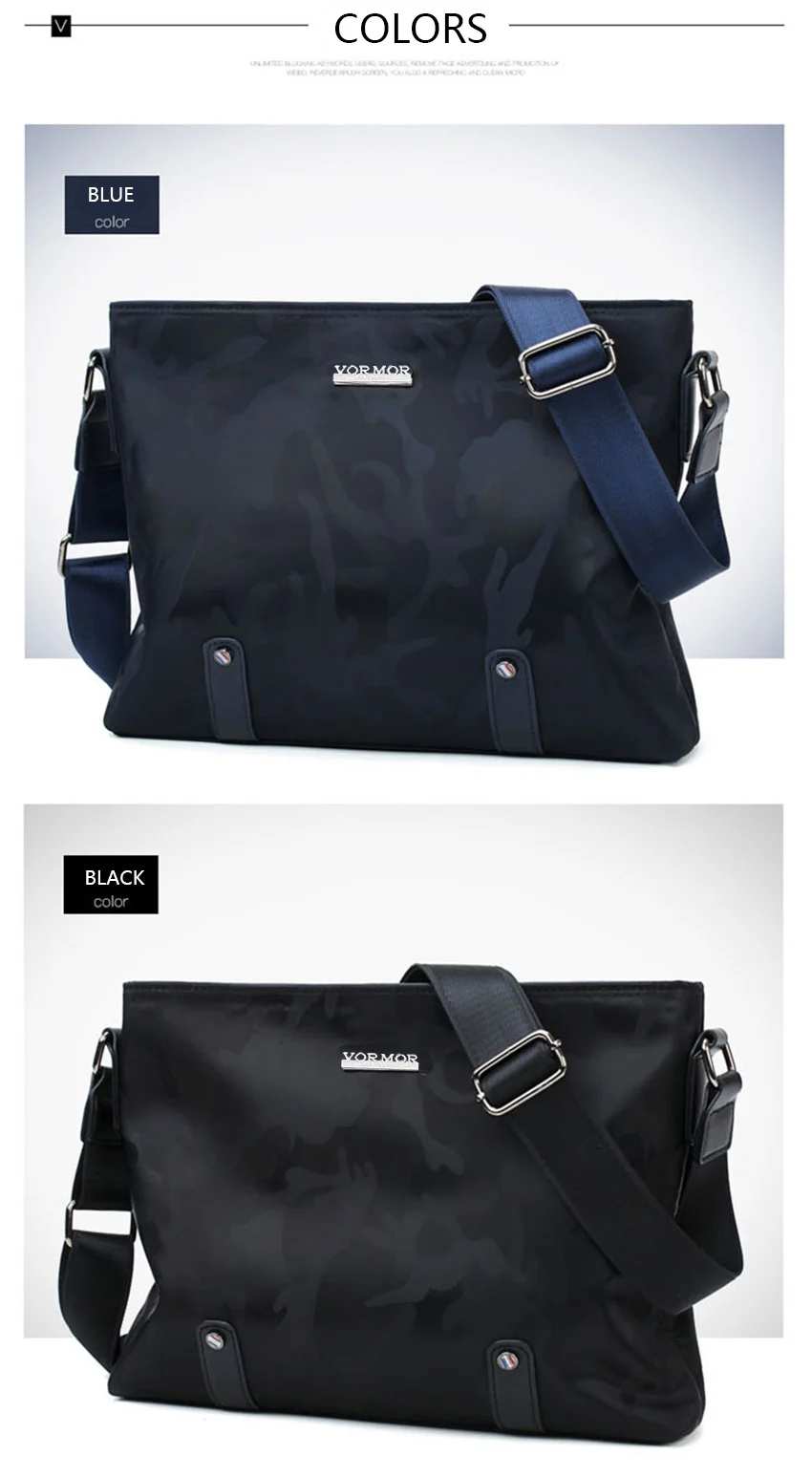 VORMOR брендовая мужская сумка-мессенджер сумка водостойкая Мужская поясная сумка Оксфорд камуфляж на молнии сумка через плечо для мужчин