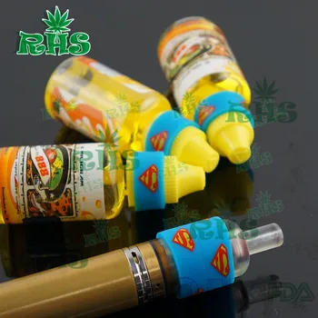 

20pcs Superman vapor band silicone ring RBA RDA Atomizer MOD 18*12.5 mm decorative vape rings Silicone Band free shipping