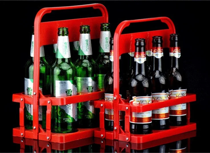 متجر البلاستيك تخزين مربع تخزين سلة النبيذ بار البيرة ماركت رفوف النبيذ حامل منظم شرب الكحول البيرة ktv متجر البلاستيك تخزين مربع تخزين سلة النبيذ بار البيرة ماركت رفوف النبيذ حامل منظم شرب الكحول البيرة ktv