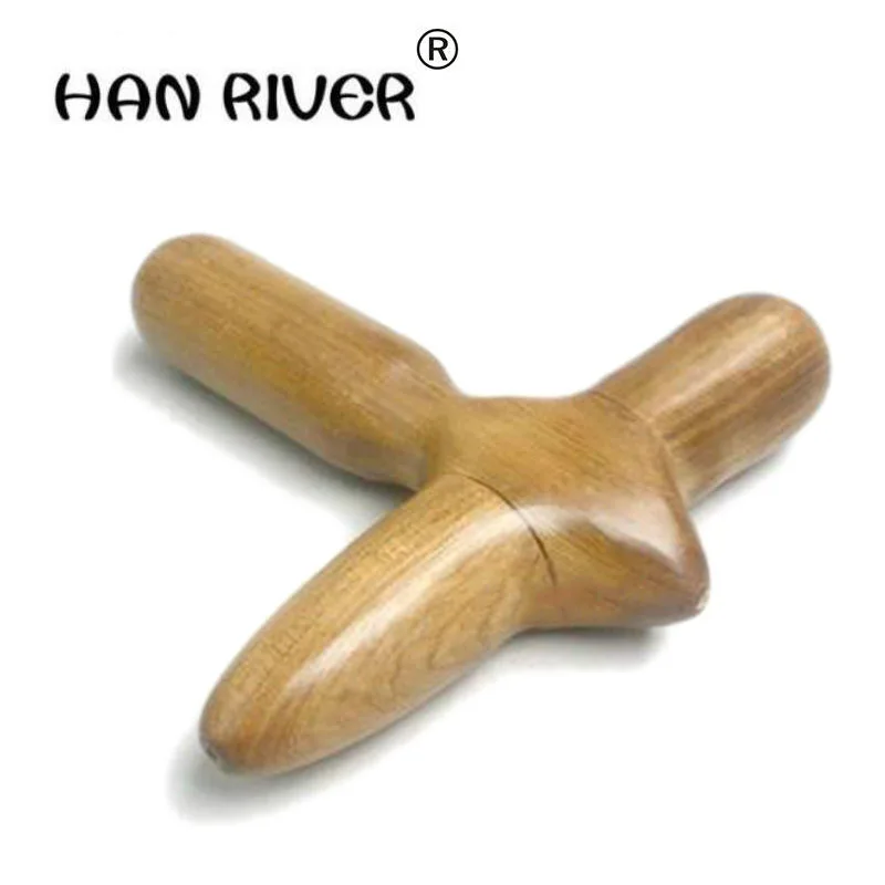 Plantar acupoint massage stick wooden foot massage stick point bar foot