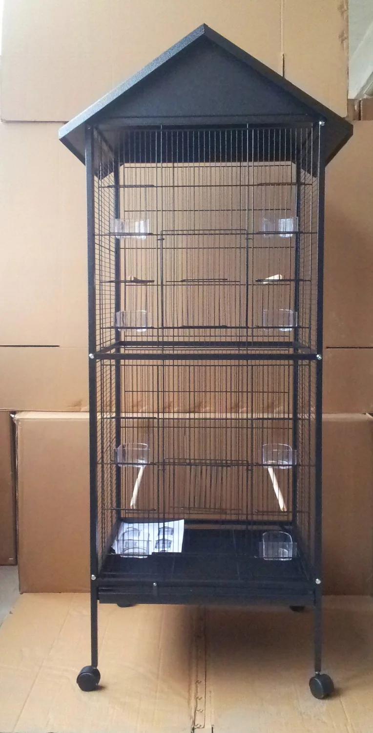 Berkualitas Tinggi Atap Kecil Sangkar Burung Pigeon Kandang