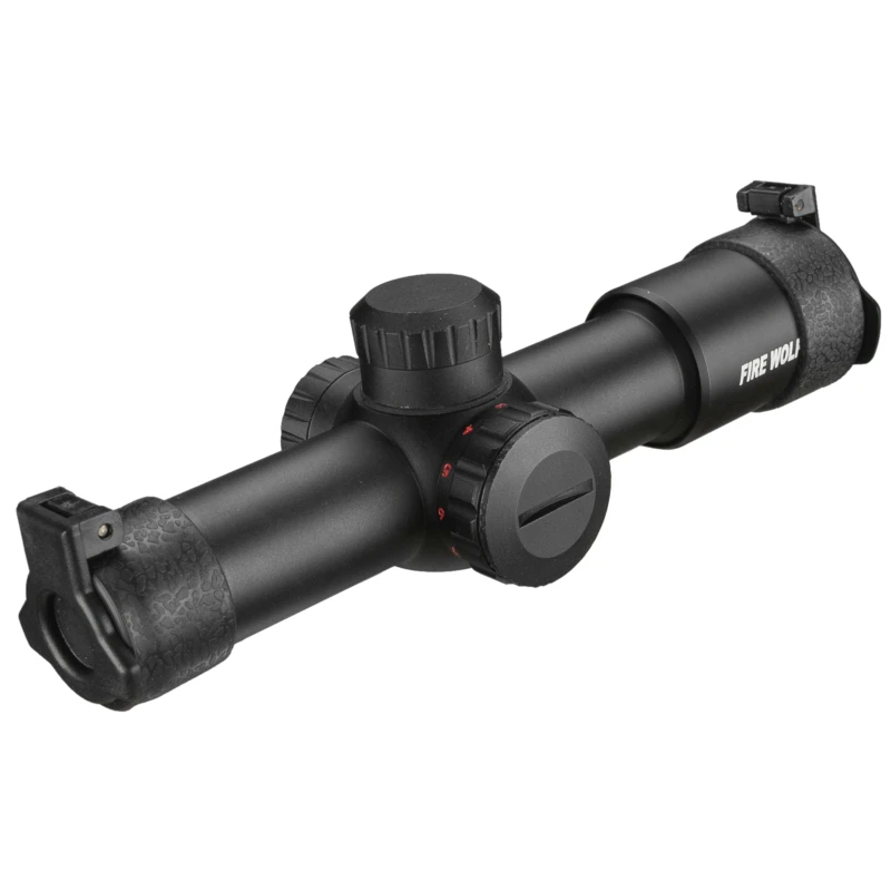 Тактический охотничий прицел FIRE WOLF 4.5X20E с красной подсветкой Mil Dot для AK74