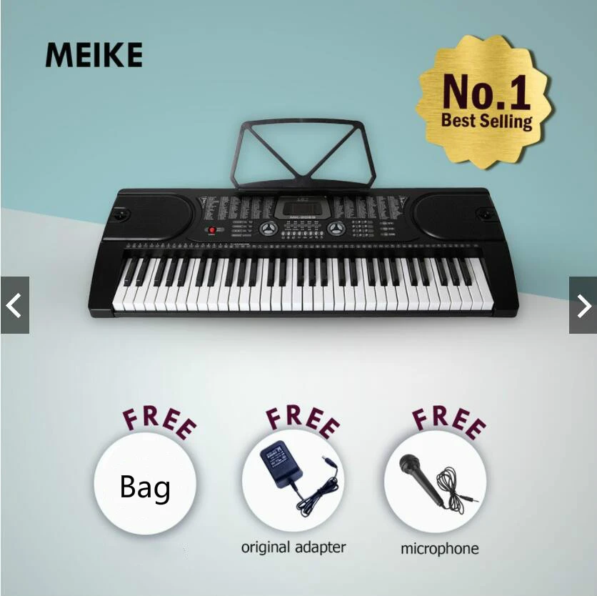 Mk 61 鍵デジタルピアノ電子キーボードパッケージ楽器初心者や Teachere ベビー育 ピアノ Aliexpress