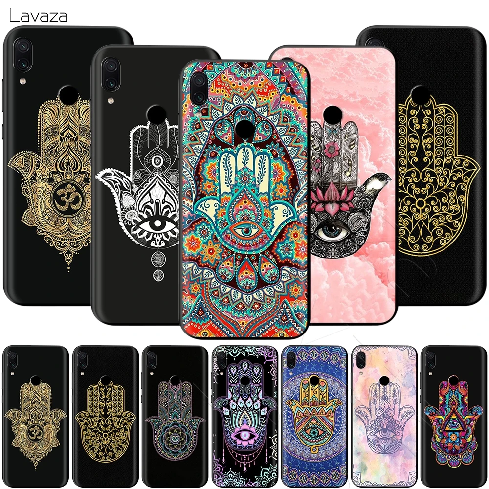 Lavaza Hamsa Hand of Fatima Case for Xiaomi 9T Pro CC9 A3 Redmi K20 7A Huawei Honor 20 9X P20 Lite Nova 5i Y9 |