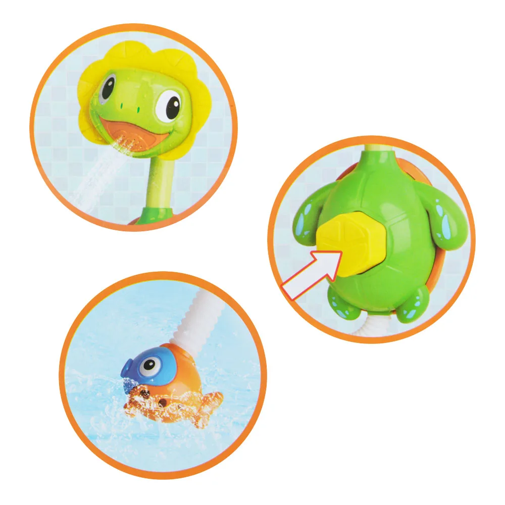 WISHTIME Baby водопад цветок Ванна игрушка комнатные растения вода станция два