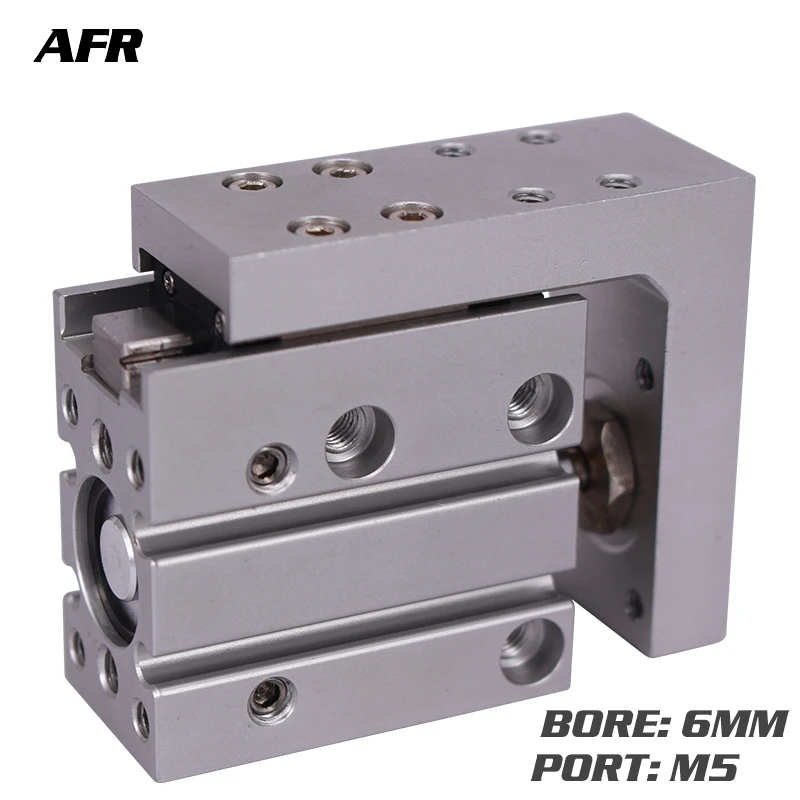 

SMC Type Compact Slide Series MXH6-40 MXH6-50 MXH6-60 pneumatic slider (linear guide) Air cylinder Bore 6mm Stroke 40 50 60mm
